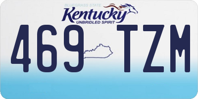 KY license plate 469TZM