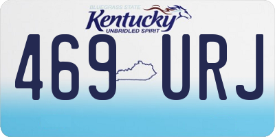 KY license plate 469URJ