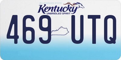 KY license plate 469UTQ
