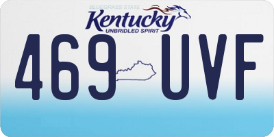KY license plate 469UVF
