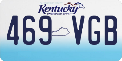 KY license plate 469VGB