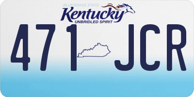 KY license plate 471JCR