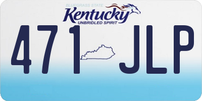 KY license plate 471JLP