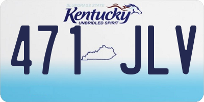 KY license plate 471JLV