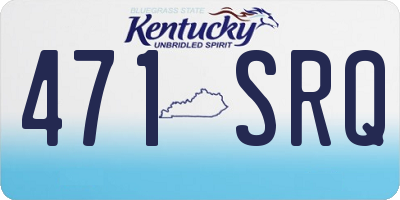 KY license plate 471SRQ