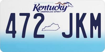 KY license plate 472JKM