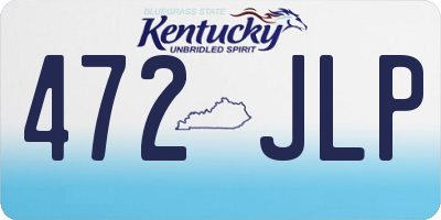 KY license plate 472JLP