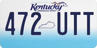 KY license plate 472UTT