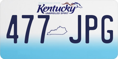 KY license plate 477JPG