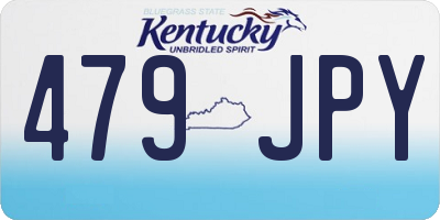 KY license plate 479JPY