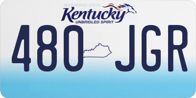 KY license plate 480JGR