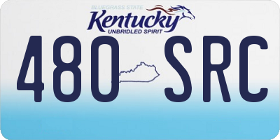 KY license plate 480SRC