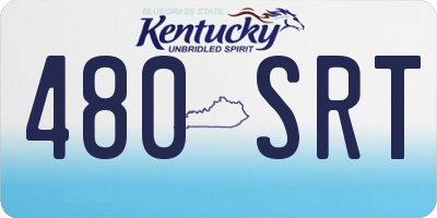 KY license plate 480SRT