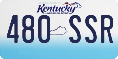 KY license plate 480SSR