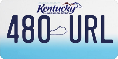 KY license plate 480URL