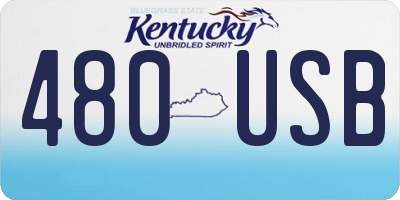 KY license plate 480USB