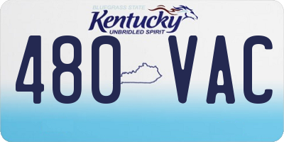KY license plate 480VAC