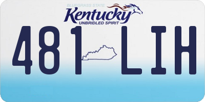KY license plate 481LIH