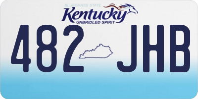 KY license plate 482JHB