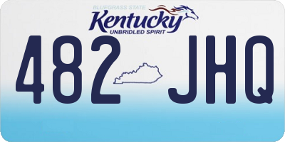 KY license plate 482JHQ