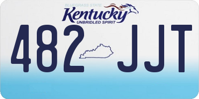 KY license plate 482JJT