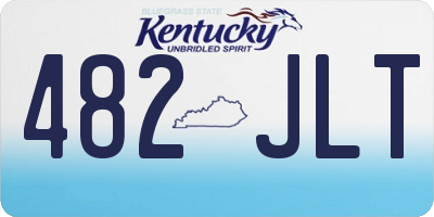 KY license plate 482JLT