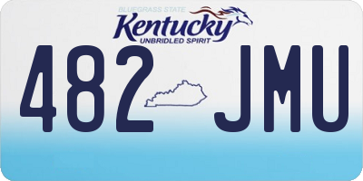 KY license plate 482JMU