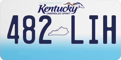 KY license plate 482LIH