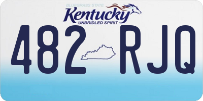 KY license plate 482RJQ