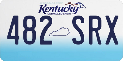 KY license plate 482SRX