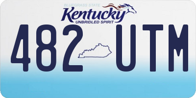 KY license plate 482UTM
