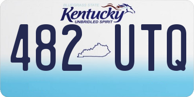 KY license plate 482UTQ