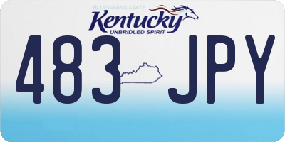 KY license plate 483JPY