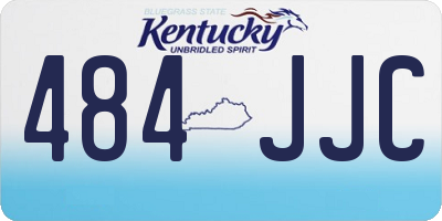 KY license plate 484JJC