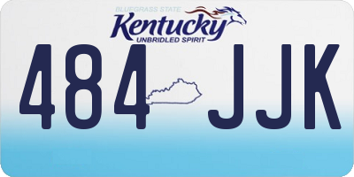 KY license plate 484JJK