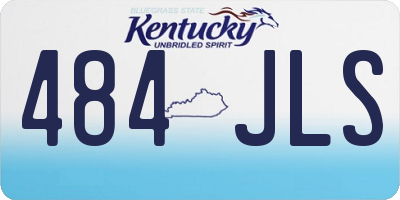 KY license plate 484JLS