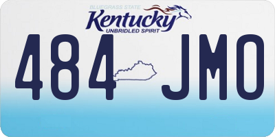 KY license plate 484JMO