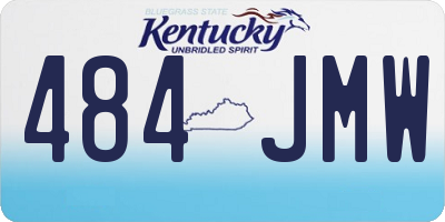 KY license plate 484JMW