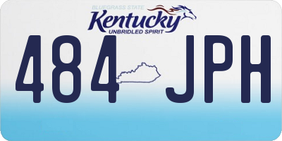 KY license plate 484JPH