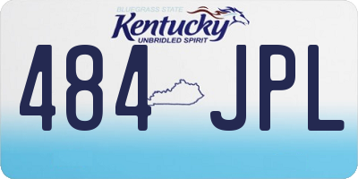 KY license plate 484JPL