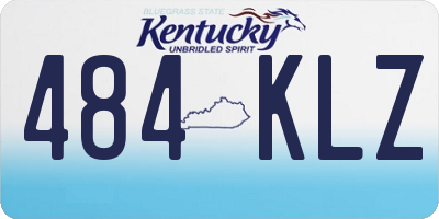 KY license plate 484KLZ