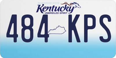 KY license plate 484KPS