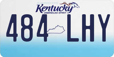 KY license plate 484LHY