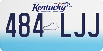 KY license plate 484LJJ