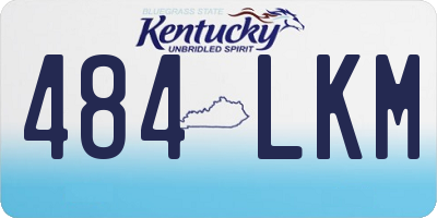 KY license plate 484LKM