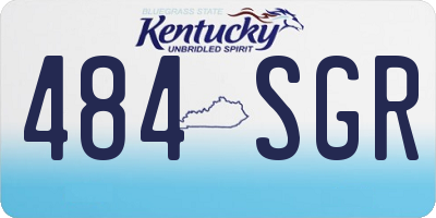 KY license plate 484SGR