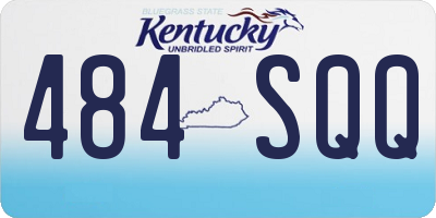 KY license plate 484SQQ