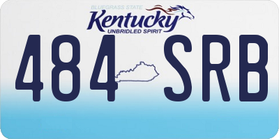 KY license plate 484SRB