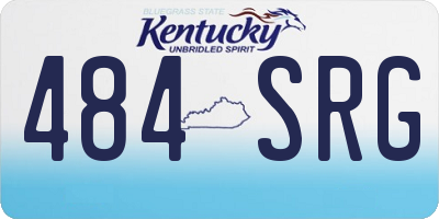 KY license plate 484SRG