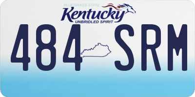 KY license plate 484SRM